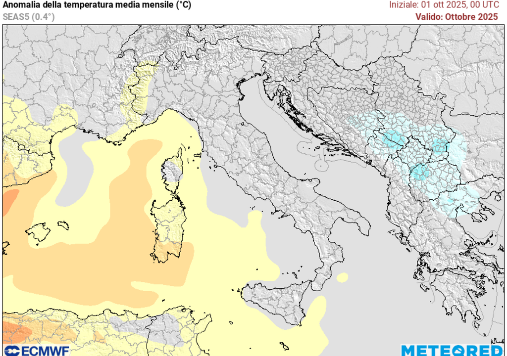 Ottobre, temperature.