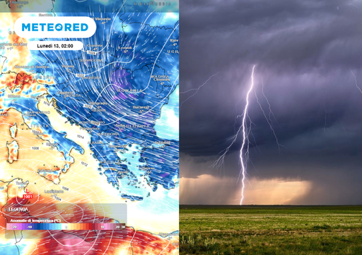 Il modello europeo modifica le previsioni delle temperature per la settimana dal 13 al 20 aprile