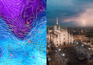 Il modello europeo prevede: saccatura in approfondimento sull'Italia questa domenica, possibile forte maltempo in arrivo