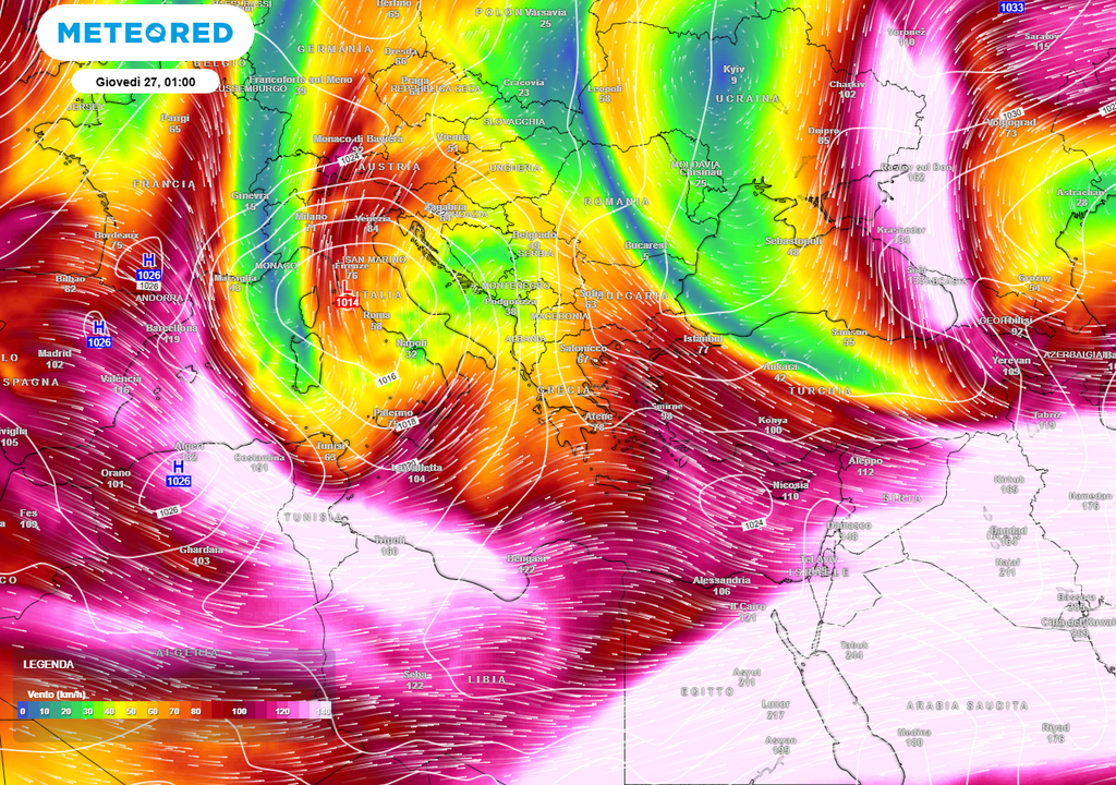 Corrente a getto. Corrente a getto.