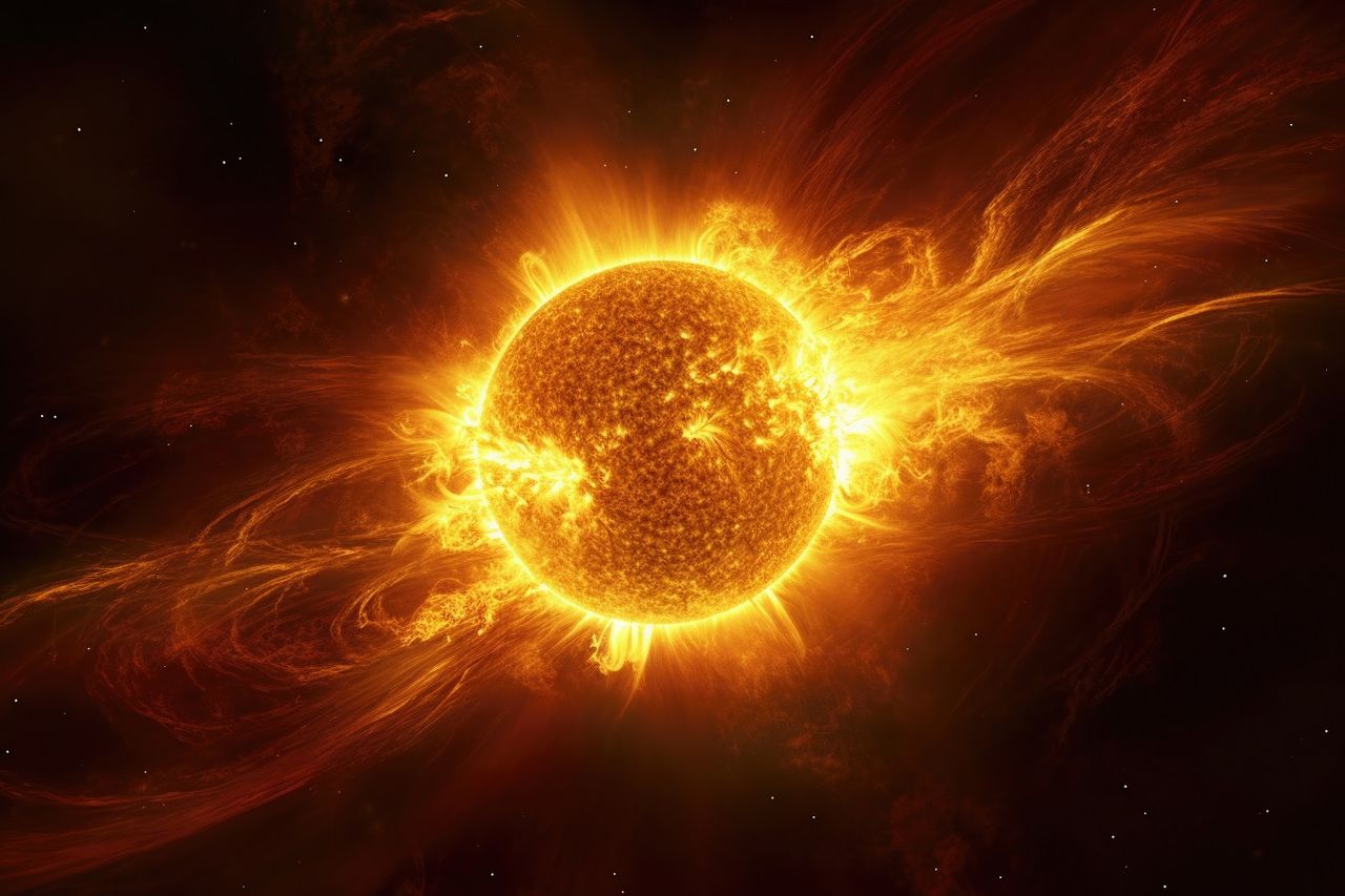 I brillamenti solari sono intense emissioni di radiazione in tutto lo spettro delle onde elettromagnetiche.