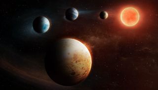 Il sistema planetario LHS 1903 al contrario: quando un mondo roccioso nasce dove non dovrebbe
