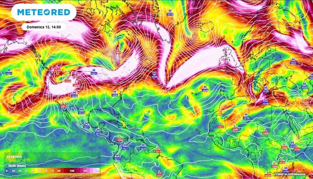 Propagandosi fino al comparto euro-atlantico, le onde di Rossby interagiscono direttamente con la corrente a getto (jet stream), il fiume d'aria ad altissima velocità che governa il transito dei sistemi perturbati.