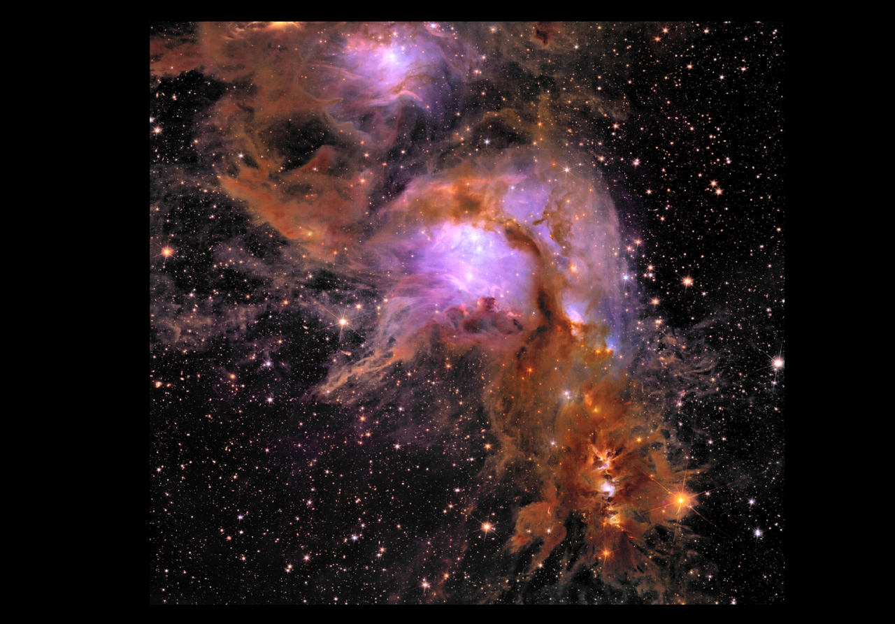 Infrarotbild des Nebels Messier 78, beobachtet mit dem Euclid-Teleskop. Credit: ESA/Euclid/Euclid Consortium/NASA, Bildbearbeitung durch J.-C Cuillandre (CEA Paris-Saclay), G. Anselmi.