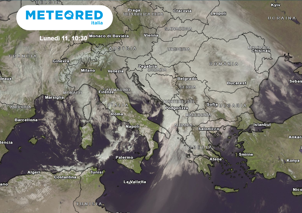 L'Italia dallo spazio