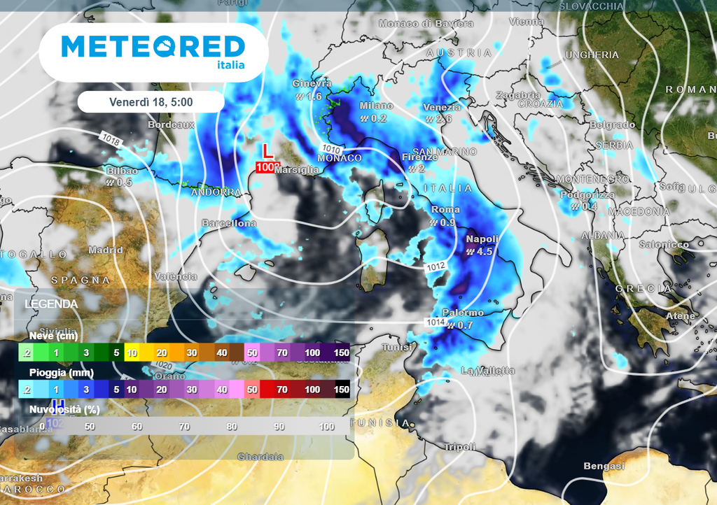 Se confermata, l'evoluzione per il fine settimana vede un coinvolgimento diretto della Sicilia, così duramente colpita dalla siccità Se confermata, l'evoluzione per il fine settimana vede un coinvolgimento diretto della Sicilia, così duramente colpita dalla siccità