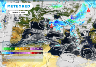 Il tempo in Italia questa settimana: una veloce perturbazione porta di nuovo pioggia e neve, poi temperature in aumento