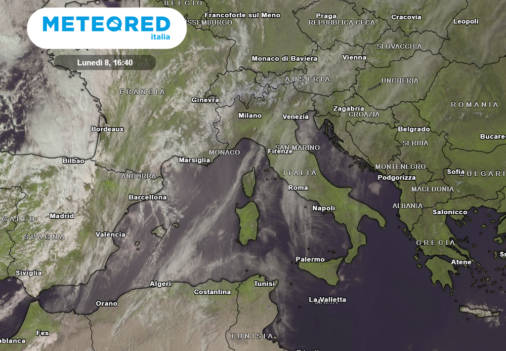 L'Italia dallo spazio