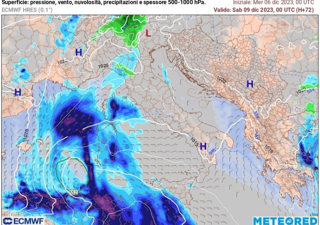 Il Tempo Questa Settimana In Italia: Ciclone Verso Sardegna E Sicilia ...