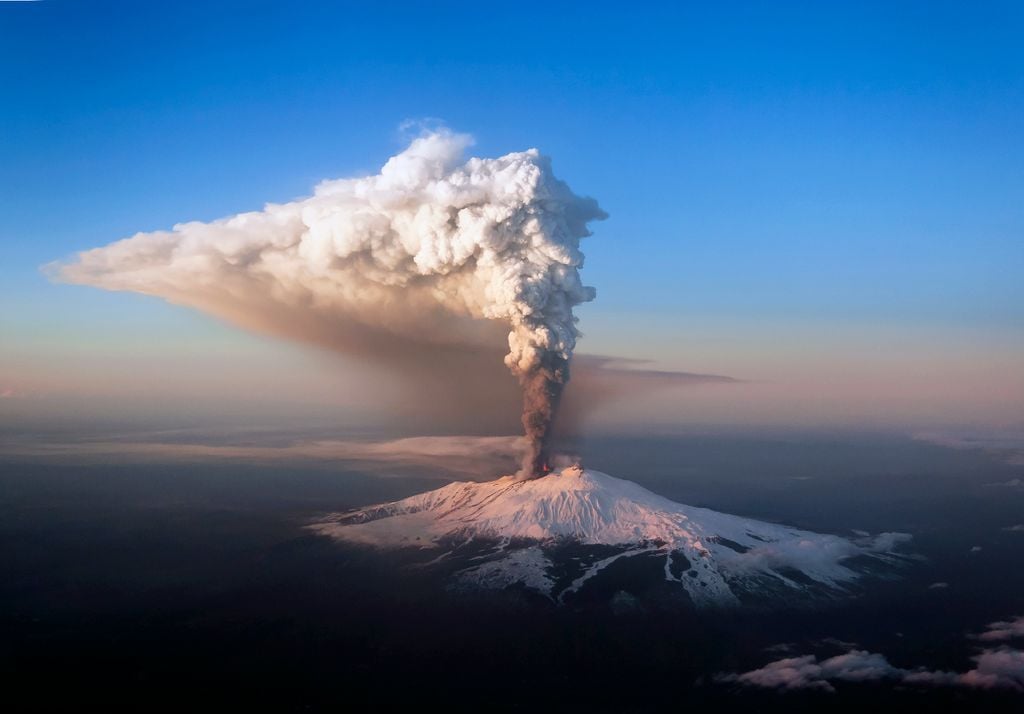 vulcão Etna, erupção