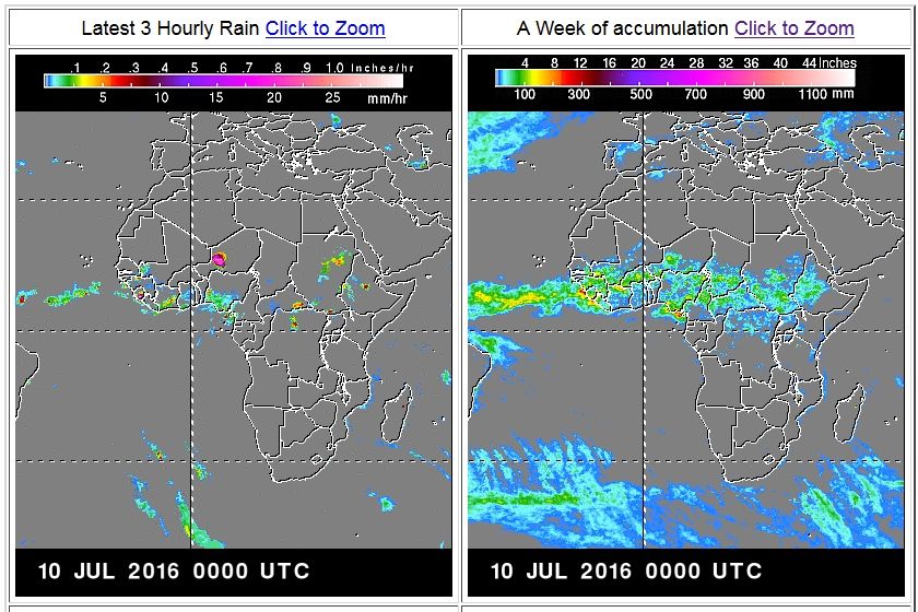 Imagen Semihoraria Casi En Tiempo Real Precipitación De Imerg
