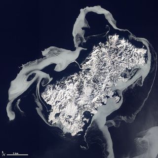 Imagen única: el hielo marino rodea Shikotan