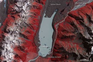 Imagen única: El terremoto sacude y moviliza el hielo de los glaciares de Nueva Zelanda