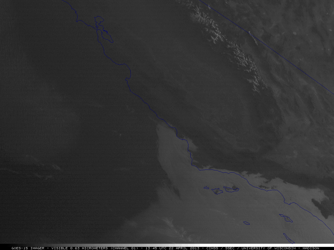 Imagen única: Irrupción de estratos desde el sur
