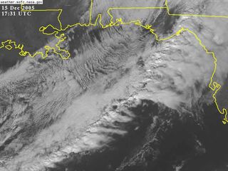 Imagen única: nubes en forma de cuerda