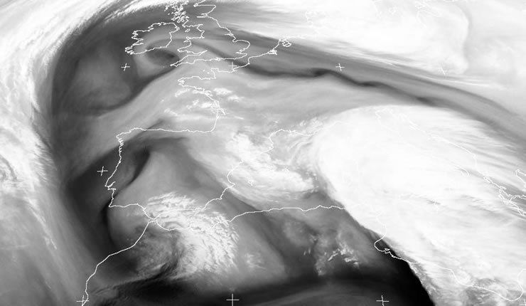 Imagen única: Vórtices Mesoescalares En Las Imágenes De Vapor De Agua Imagen única: Vórtices Mesoescalares En Las Imágenes De Vapor De Agua
