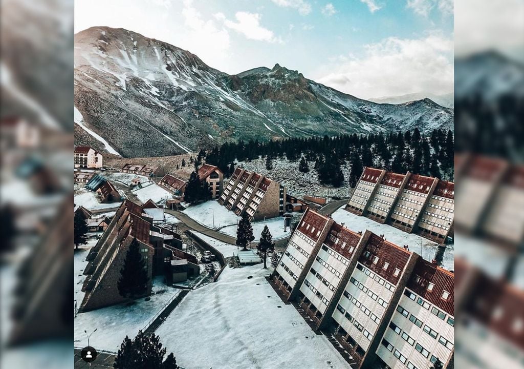 PRIMERA NEVADA EN LAS LEÑAS MALARGÜE MENDOZA NIEVE
