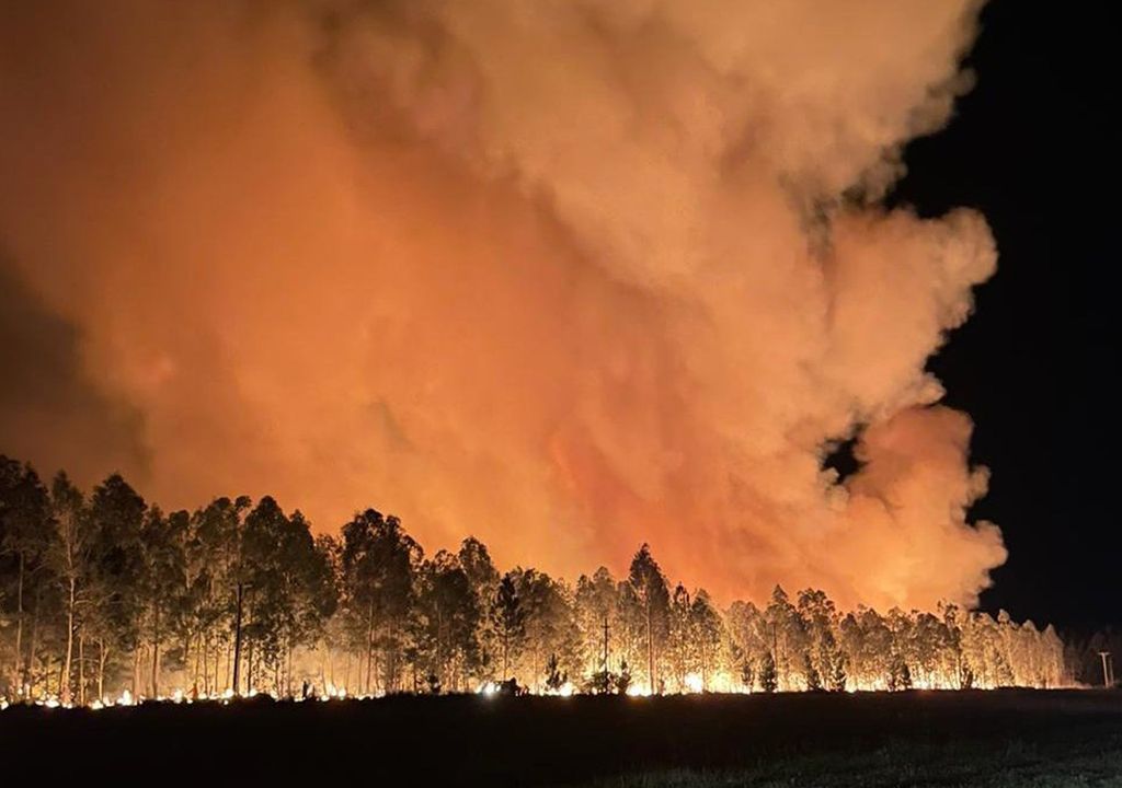 incendios en Corrientes Esteros del Iberá tormentas fuego