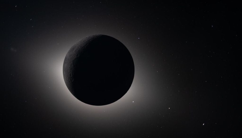 Imagen de la Luna eclipsando por completo al Sol, capturada por la tripulación de Artemis II durante su sobrevuelo lunar el 6 de abril de 2026. Crédito: NASA.