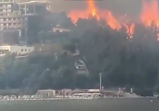 Imagens desoladoras dos incêndios na Região do Mediterrâneo