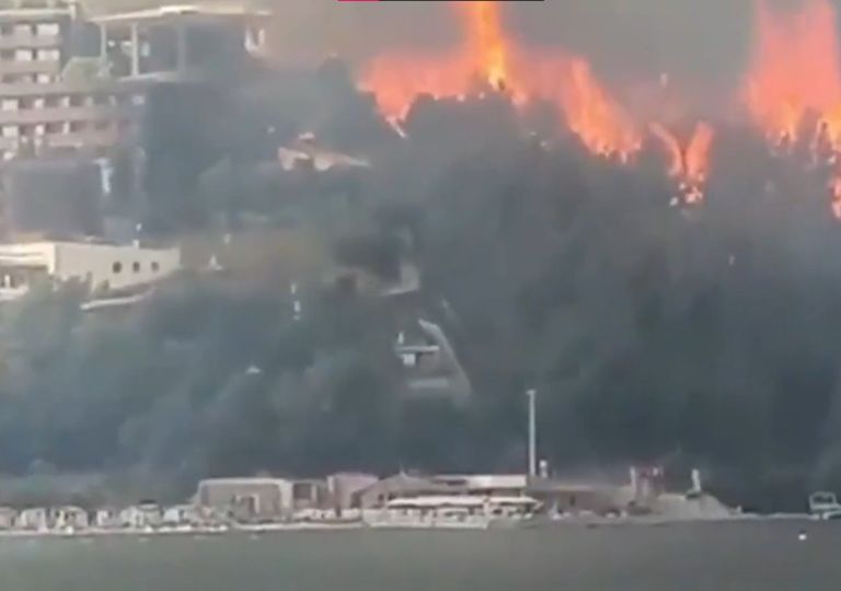 Méditerranée : des images impressionnantes des incendies en cours Méditerranée : des images impressionnantes des incendies en cours
