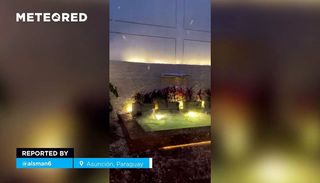 Im&aacute;genes sorprendentes de una supercelda que dej&oacute; granizo r&eacute;cord en Asunci&oacute;n, Paraguay