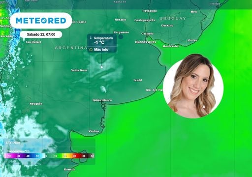 As&iacute; impacta el aire polar en todo el pa&iacute;s: fin de semana con sensaci&oacute;n t&eacute;rmica bajo cero y heladas generalizadas