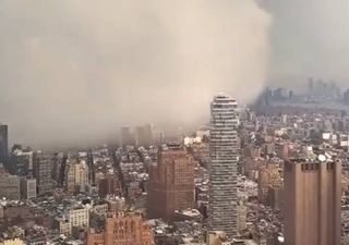 Il fronte di neve investe New York: il video è spettacolare