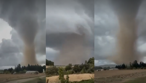 Impactante: poderoso tornado toca tierra en el sur de Francia: "podr&iacute;a ser un EF2"