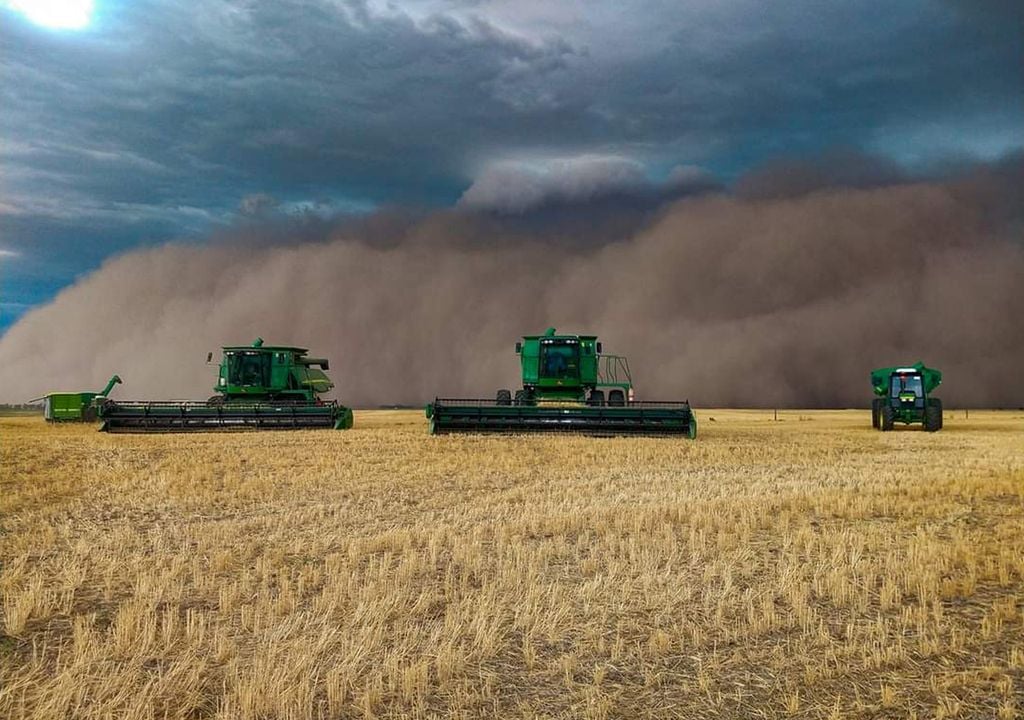 Viento en La Pampa