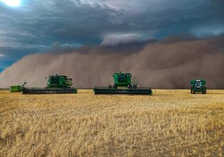 Impactantes imágenes de las tormentas severas en el centro argentino