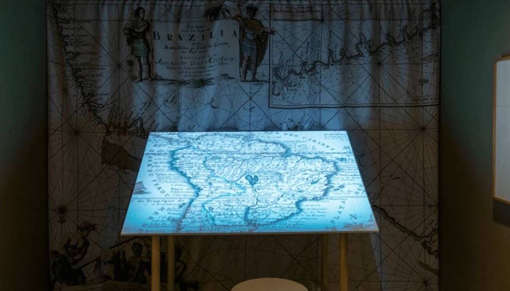 Exposição ‘A Invenção do Novo Mundo’ no Farol Santander, em São Paulo capital. Crédito: Farol Santander/Reprodução.