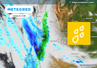 Imponente frente frío con río atmósferico llegará a Santiago esta semana: isoterma cero bajará hasta esta altura