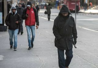 Importante disminución en la temperatura por frente frío 23