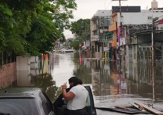 Importantes lluvias en Tabasco