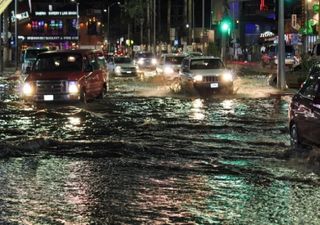 Importantes lluvias se presentan en Baja California Sur
