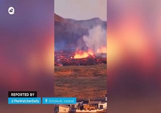 Considerable destrucción deja impresionante erupción volcánica en Islandia, entre el fuego y los flujos de lava