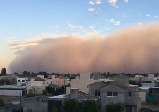 Impresionante tempestad de polvo afectó a Mendoza y San Juan