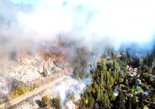 Impresionantes imágenes del incendio en San Martín de los Andes