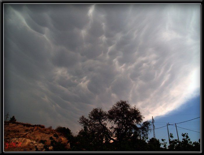 Impresionantes Mammatus En El Nw Murciano Impresionantes Mammatus En El Nw Murciano