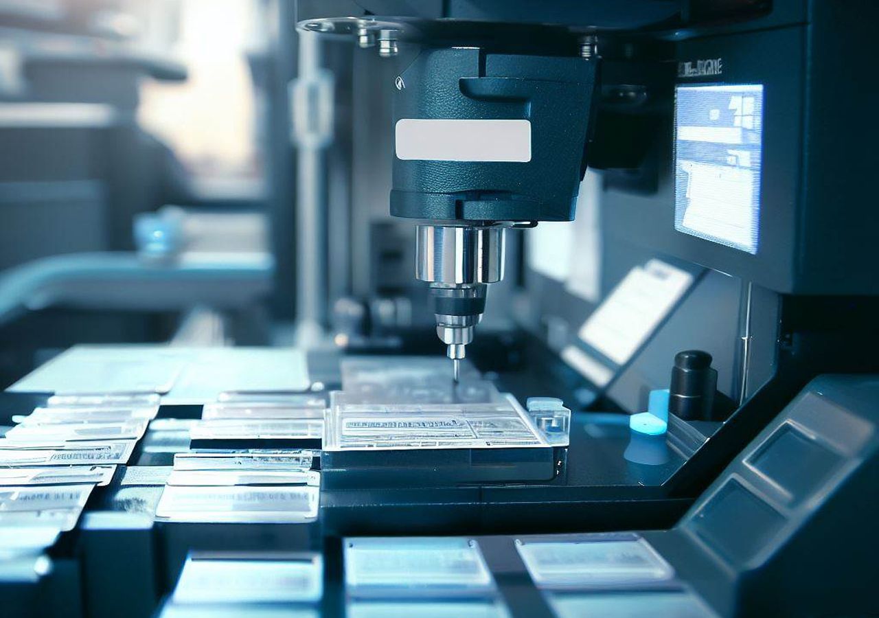 Investigadores del MIT han diseñado una impresora de vacunas portátil, que podría imprimir cientos de dosis de vacunas en un día. Crédito: Image Creator from Microsoft Bing