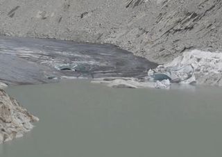 Gli impressionanti video dei ghiacciai alpini in agonia alla fine dell'estate 2023