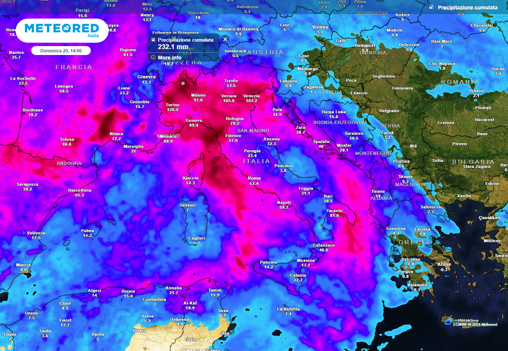 Precipitazione cumulata