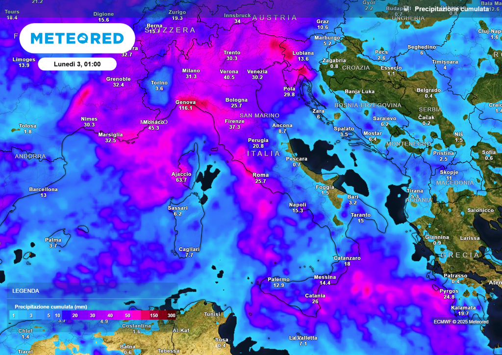 Precipitazione cumulata