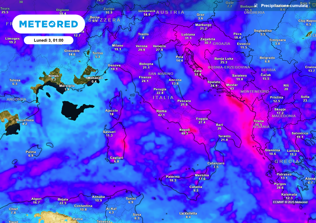 Precipitazione cumulata