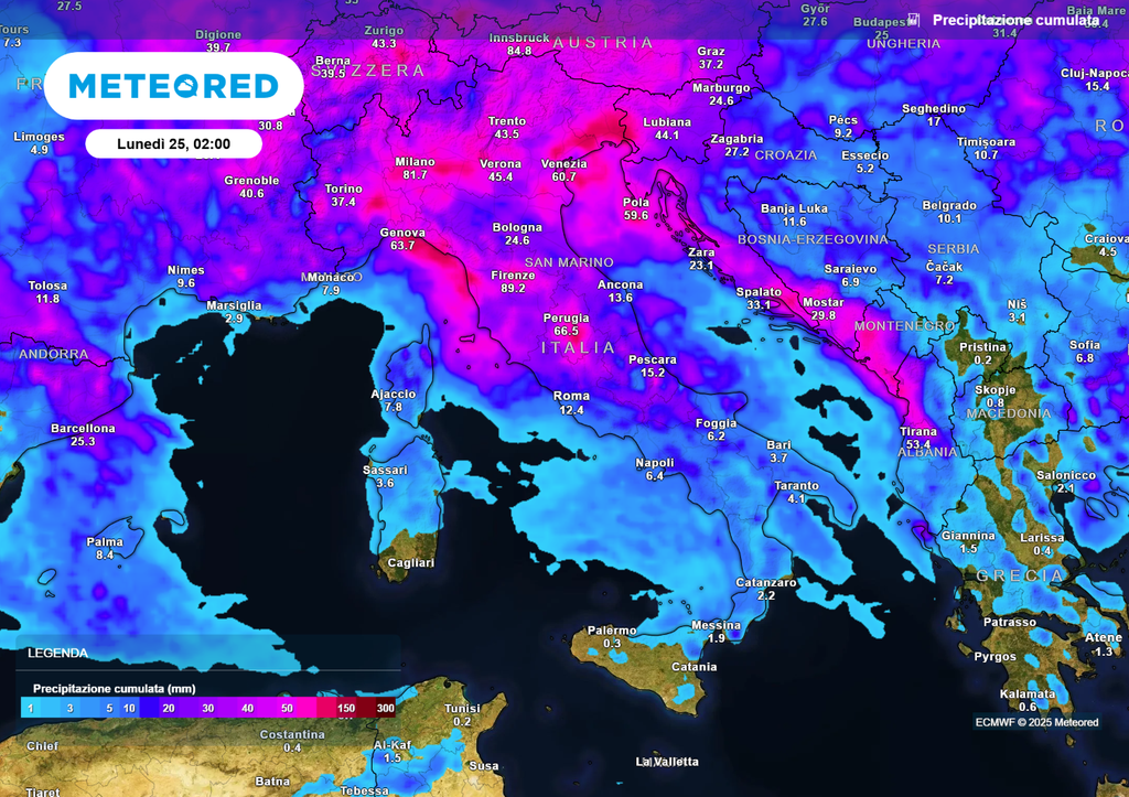 Precipitazione cumulata