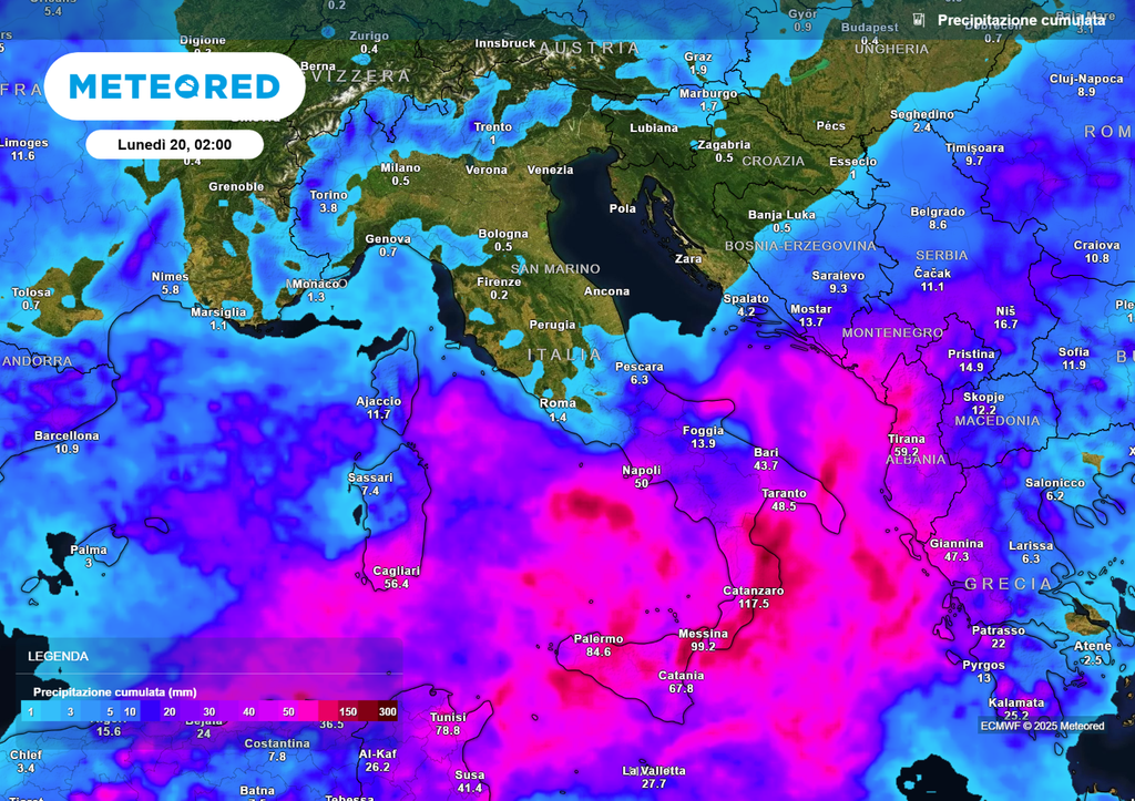 Precipitazione cumulata