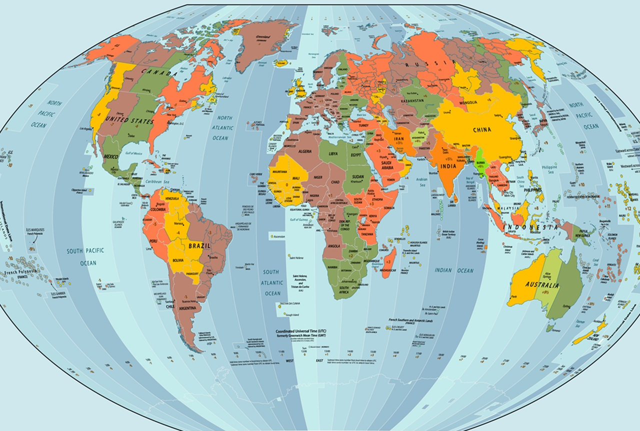 I fusi orari dividono il mondo in 24 "spicchi", ognuno separato dall'altro da un'ora di differenza. Ma ci sono delle eccezioni.