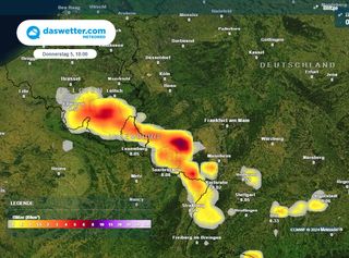 Achtung: In den nächsten Stunden drohen Gewitter und Unwetter in Deutschland. Diese Regionen sind besonders betroffen