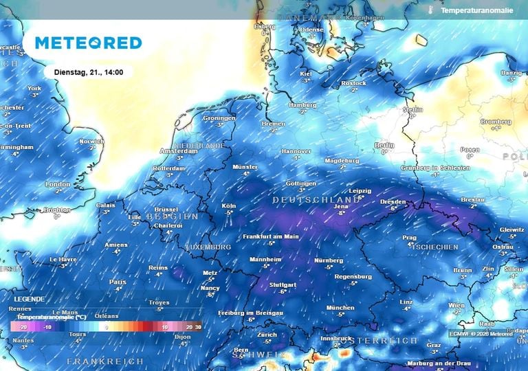 In Deutschland wird ein drastischer Temperaturwechsel erwartet: ECMWF und das GFS stimmen nun &uuml;berein!